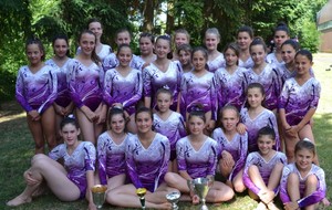 Ensemble des gymnastes ayant participées à la Coupe Départementale.