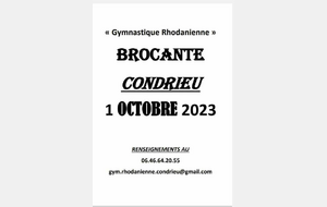 Brocante Gymnastique Rhodanienne